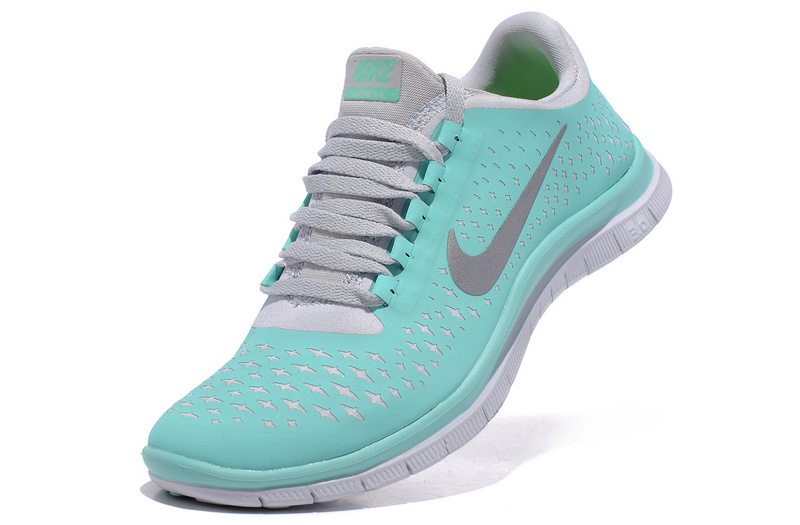Hot Nike Free3.0 Women Shoes Gray/Turquoise